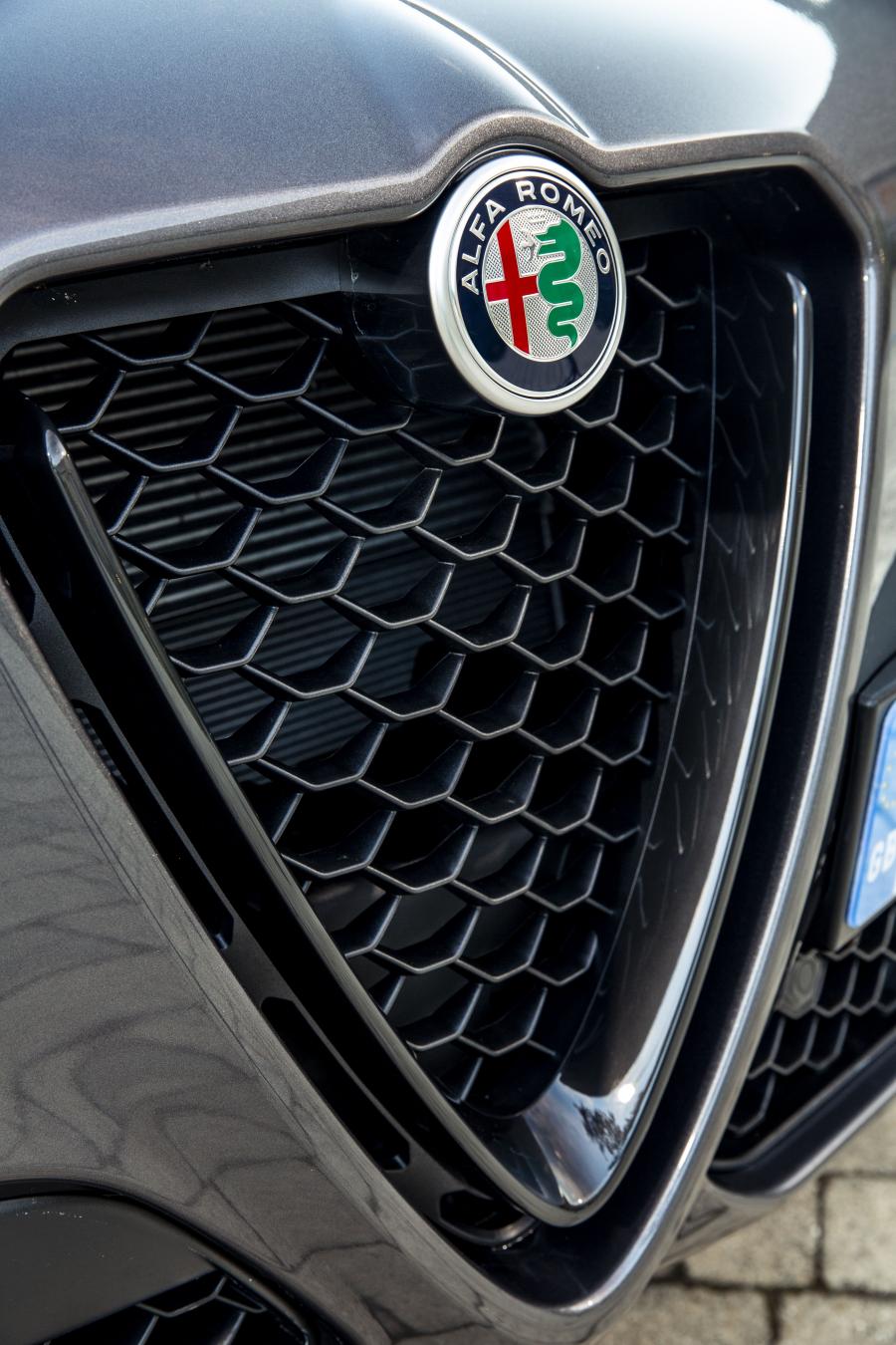 Логотип Alfa Romeo Stelvio Nero Edizione (949) 2018 года  (UK) (фото 11 из 17)